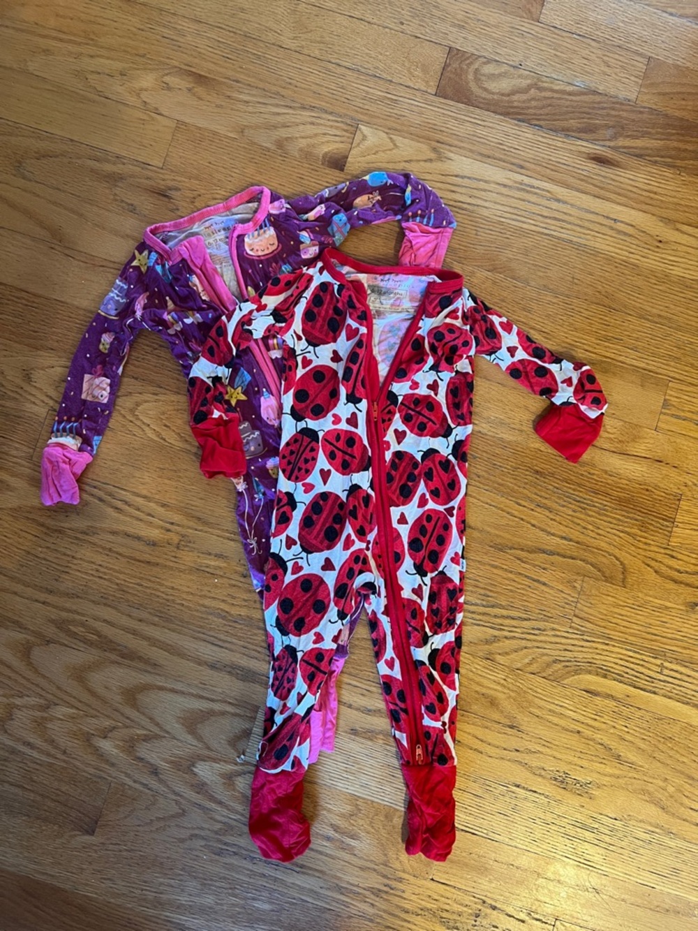 6-12 month little Sleepies zippies